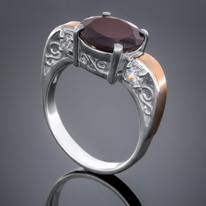 Перстень 384 альпініт клюква Rh Timofeev 2