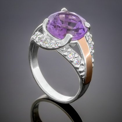 Перстень 385 альпініт сірень Rh Timofeev