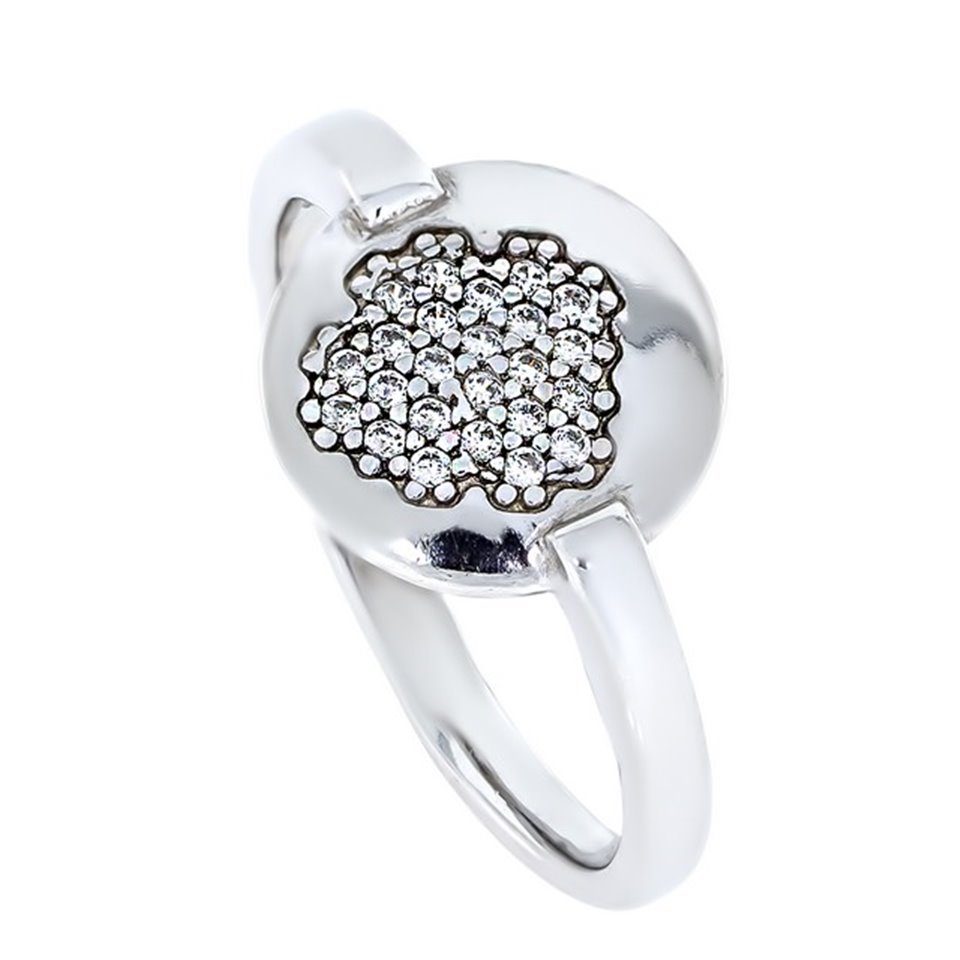 Перстень 871 цирконій білий Rh Timofeev