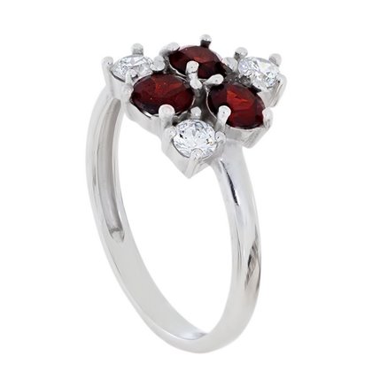 Перстень 887 гранат Rh Timofeev