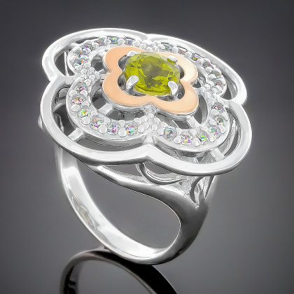 Перстень 395 сапфір Rh Timofeev