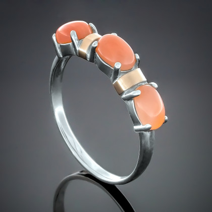 Перстень 396 хризоліт Rh Timofeev 2