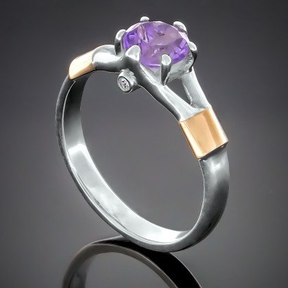 Перстень 398 цитрин Rh Timofeev