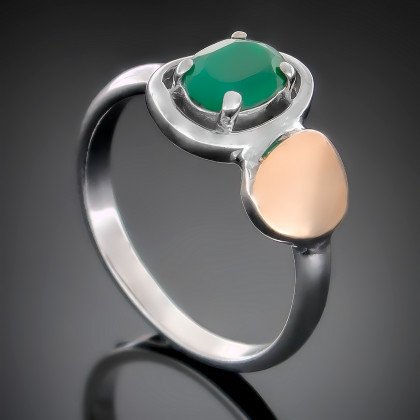 Перстень 399 сапфір Rh Timofeev