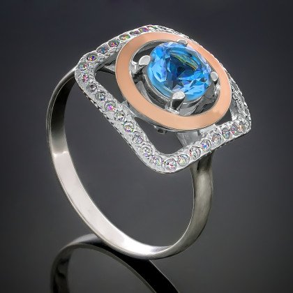 Перстень 403 альпініт зелений Rh Timofeev