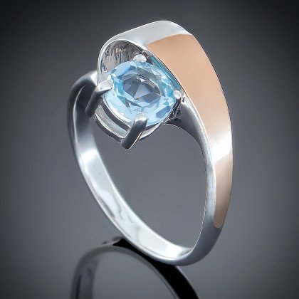 Перстень 406 альпініт синій Rh Timofeev