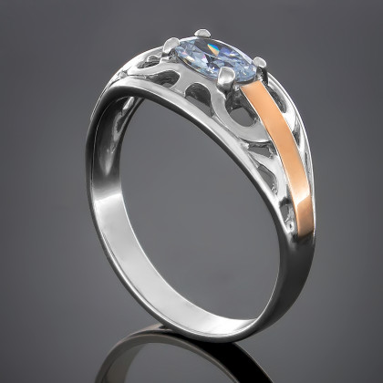 Перстень 414 цитрин Rh Timofeev