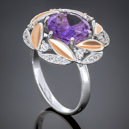 Перстень 419 альпініт сірень Rh Timofeev