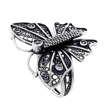 Перстень 909 цирконій білий Timofeev