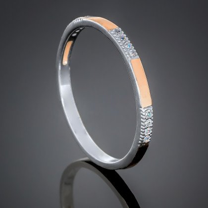 Перстень 433(1) цирконій червоний Rh Timofeev