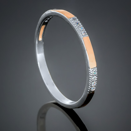 Перстень 433(2) цирконій червоний Rh Timofeev