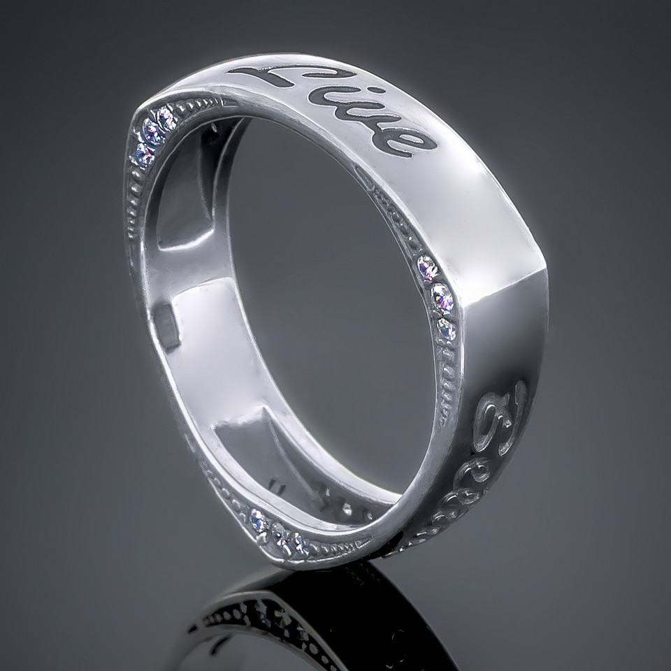 Перстень 447 цирконій білий Timofeev