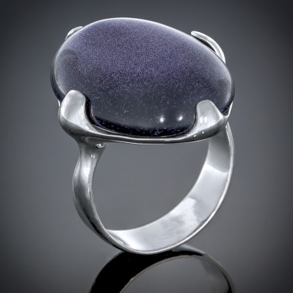 Перстень 449 улексит сірень Rh Timofeev