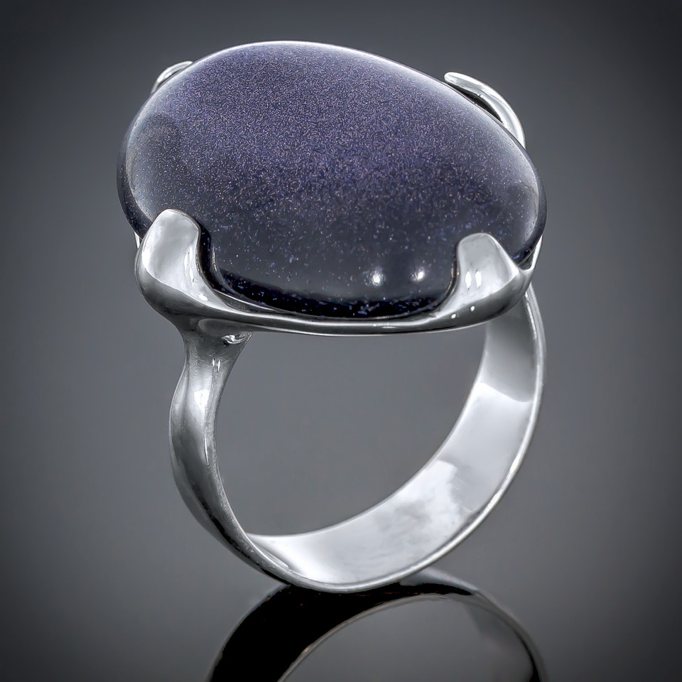 Перстень 449 улексит сірень Rh Timofeev