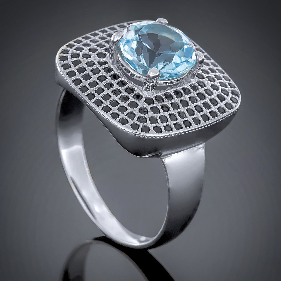 Перстень 450 топаз Rh Timofeev