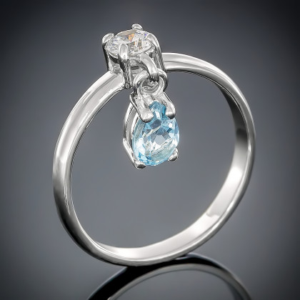 Перстень 473(2) топаз Rh Timofeev