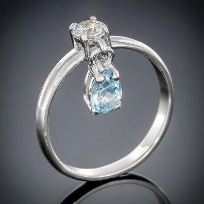 Перстень 473(2) топаз Rh Timofeev