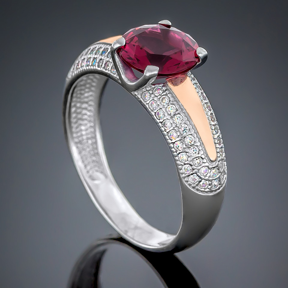 Перстень 486 альпініт клюква Rh Timofeev