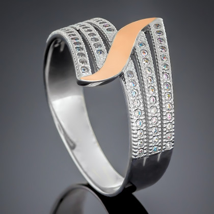 Перстень 490 цирконій червоний Rh Timofeev 2