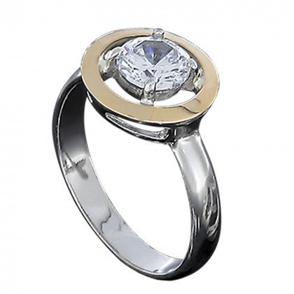 Перстень 606 (2) альпініт гранат Rh Timofeev