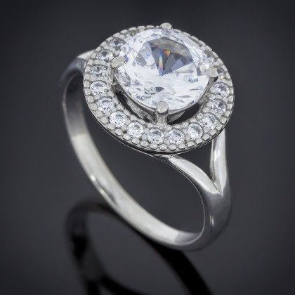 Перстень 536 кварц рожевий Rh Timofeev