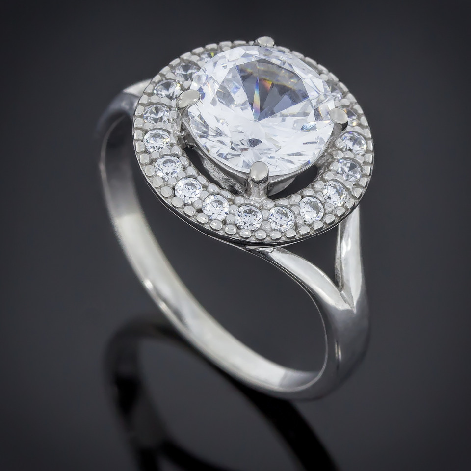 Перстень 536 кварц рожевий Rh Timofeev