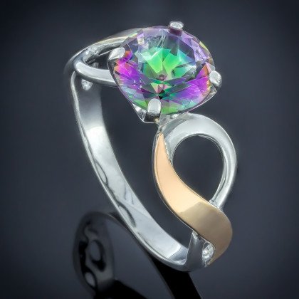 Перстень 510 альпініт сірень Rh Timofeev