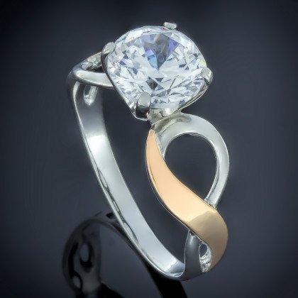 Перстень 510 султаніт Rh Timofeev