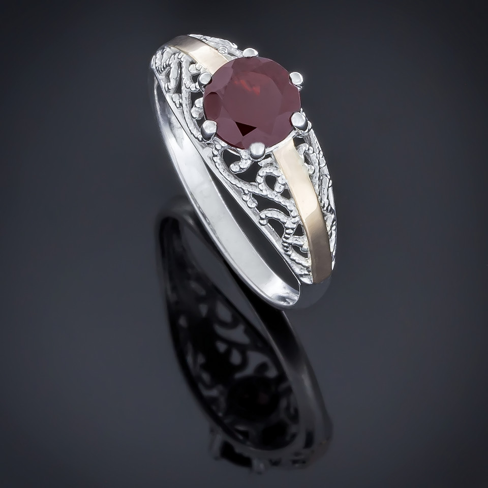 Перстень 503 альпініт клюква Rh Timofeev