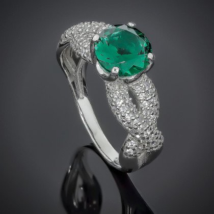 Перстень 512(2) альпініт зелений Rh Timofeev