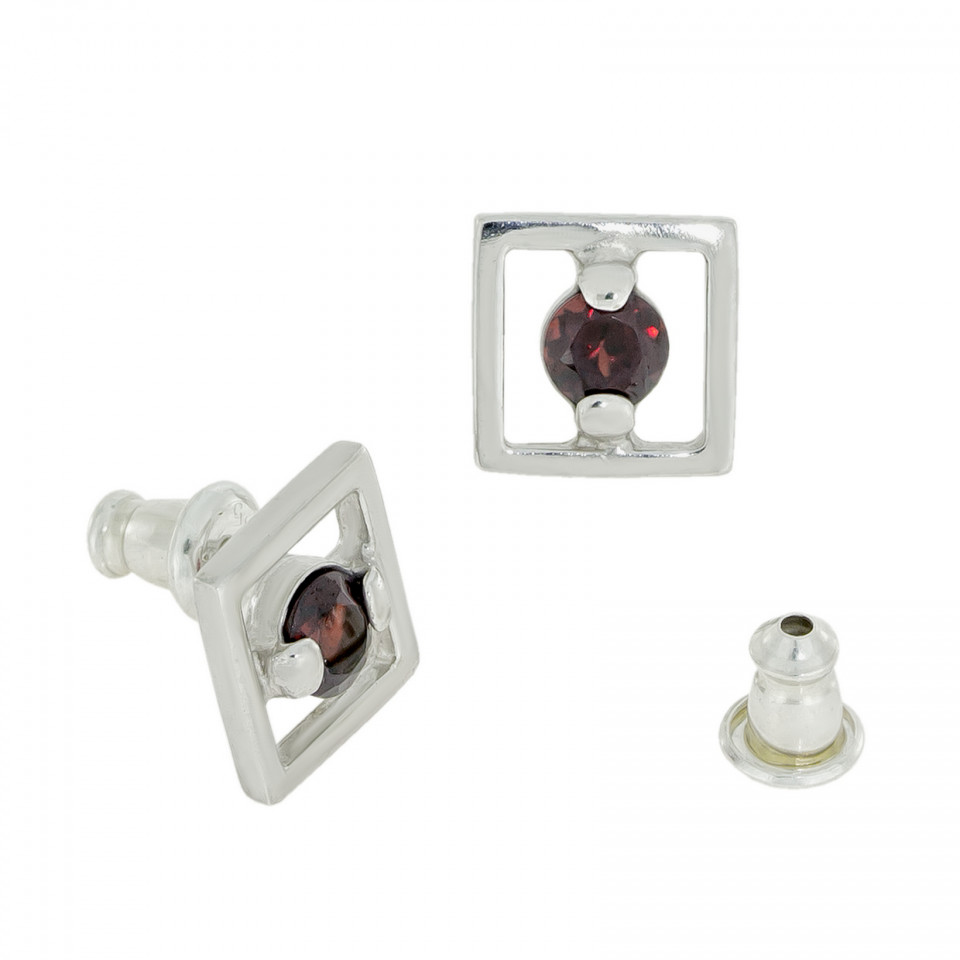 Сережки 897 цирконій чорний Rh Timofeev