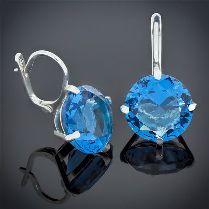 Сережки 129 альпініт блакитний Timofeev