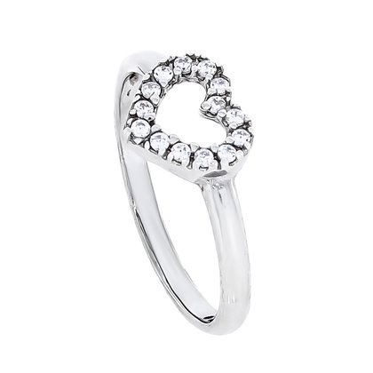 Перстень 911 цирконій білий Rh Timofeev