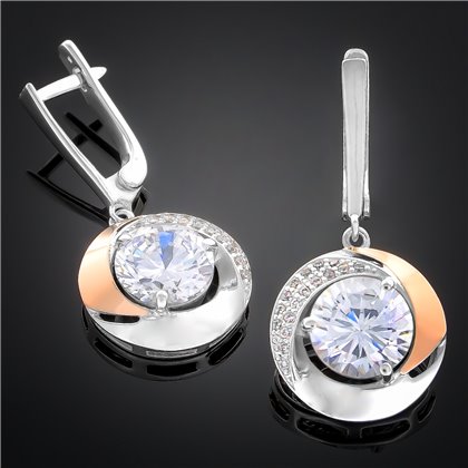 Сережки 189 альпініт блакитний Rh Timofeev