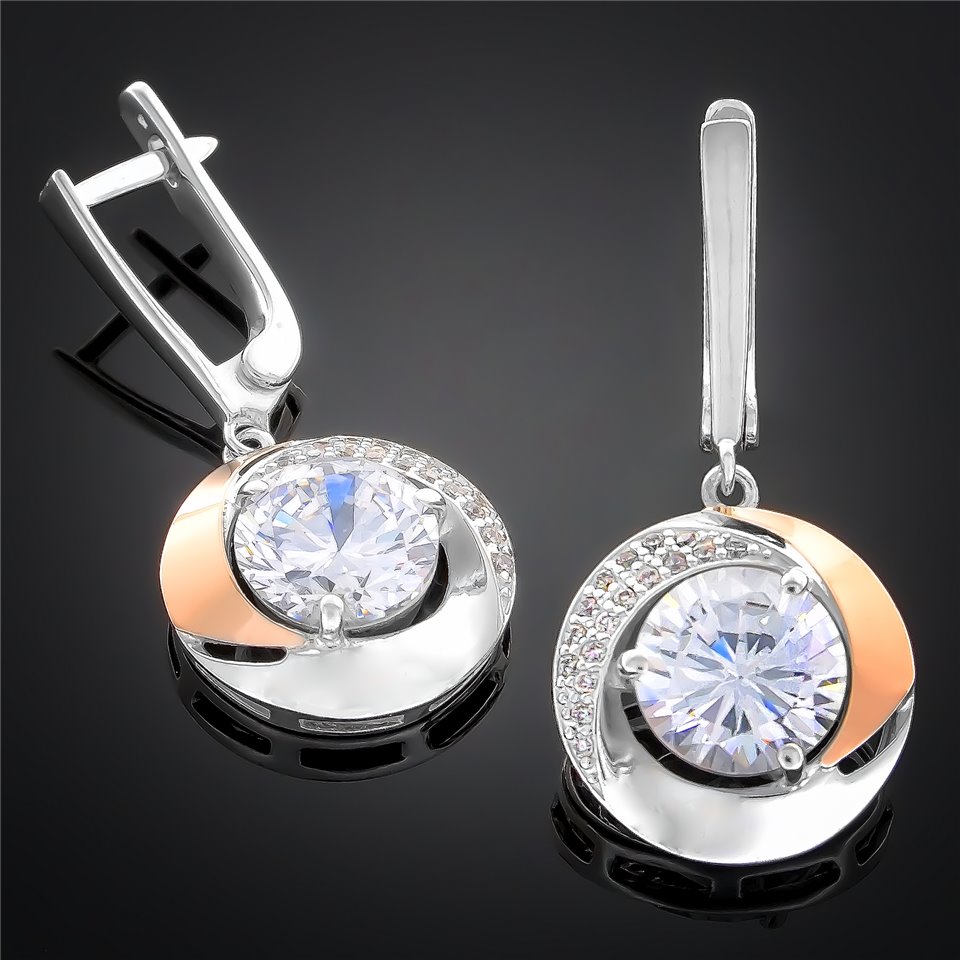 Сережки 189 альпініт блакитний Rh Timofeev