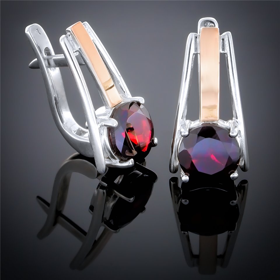 Сережки 202 альпініт синій Rh Timofeev