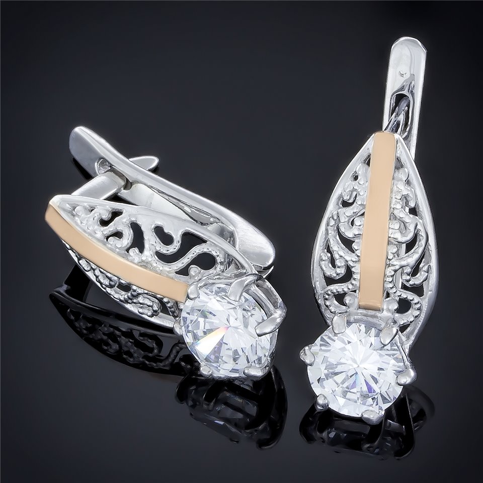 Сережки 503 альпініт зелений Rh Timofeev