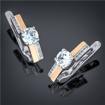 Сережки 498 альпініт смарагд Rh Timofeev