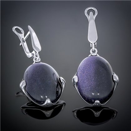 Сережки 449 улексит сірень Rh Timofeev