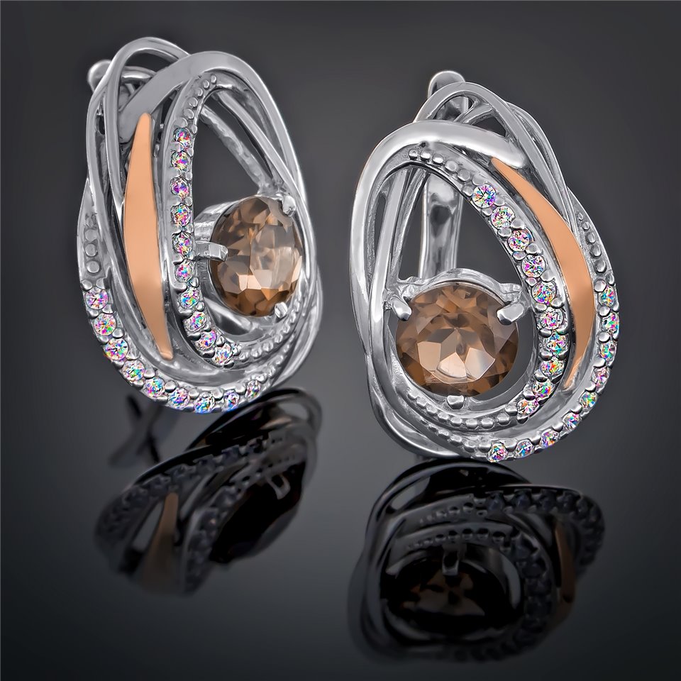 Сережки 402 альпініт кор. Rh Timofeev