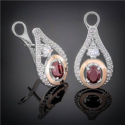 Сережки 373 раухтопаз Timofeev