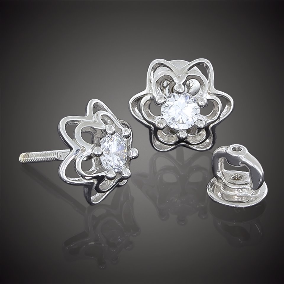 Сережки 010 перлина біла Timofeev