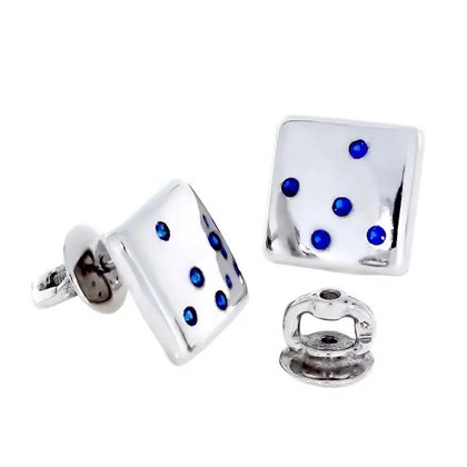 Сережки 866 цирконій білий Rh Timofeev