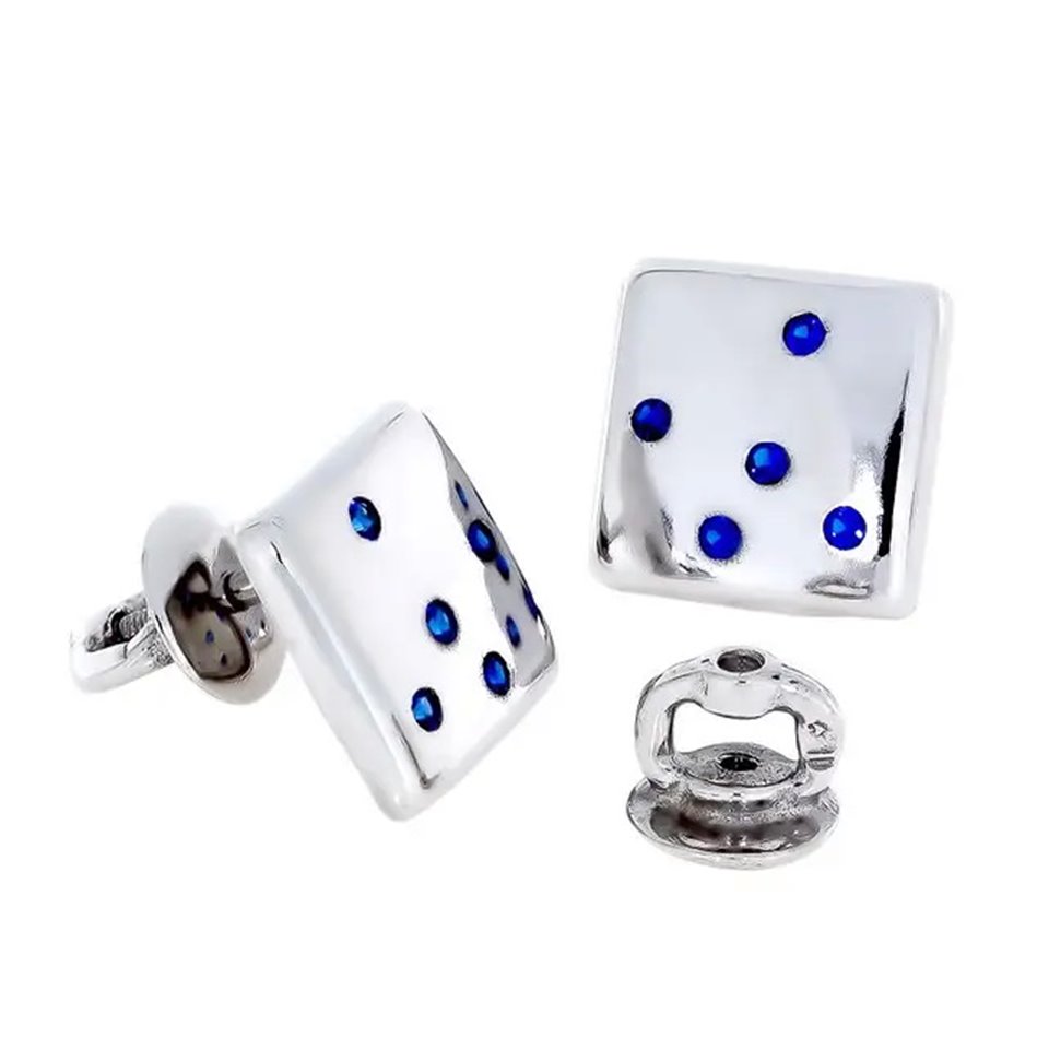 Сережки 866 цирконій білий Rh Timofeev