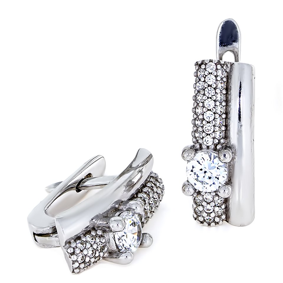 Сережки 831 хризоліт Rh Timofeev