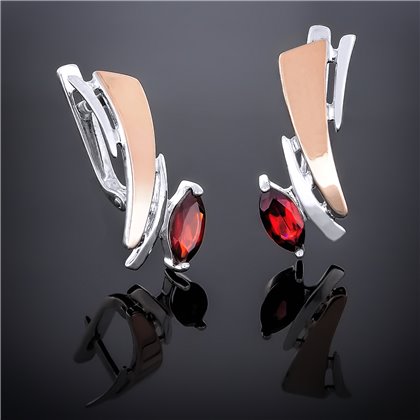 Сережки 78 гранат Timofeev