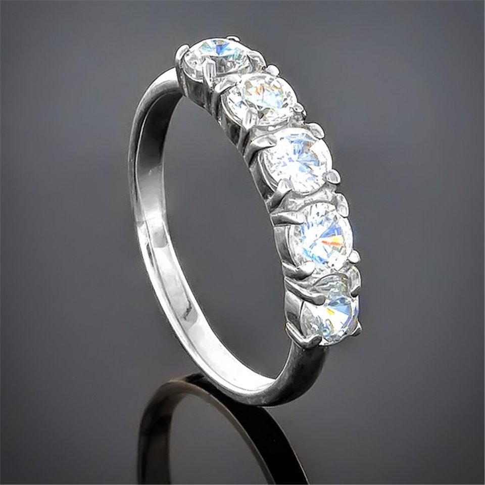 Перстень 157 цирконій білий Timofeev