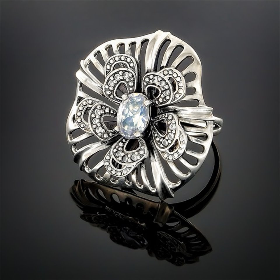 Перстень 161 цирконій білий Timofeev