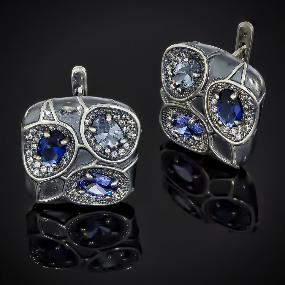 Сережки 597 кольорові Timofeev