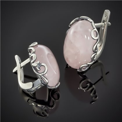 Сережки 592 корал імітація Timofeev 2